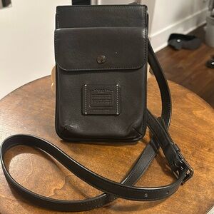 Coach Hybrid Pouch with Cross Body Strap